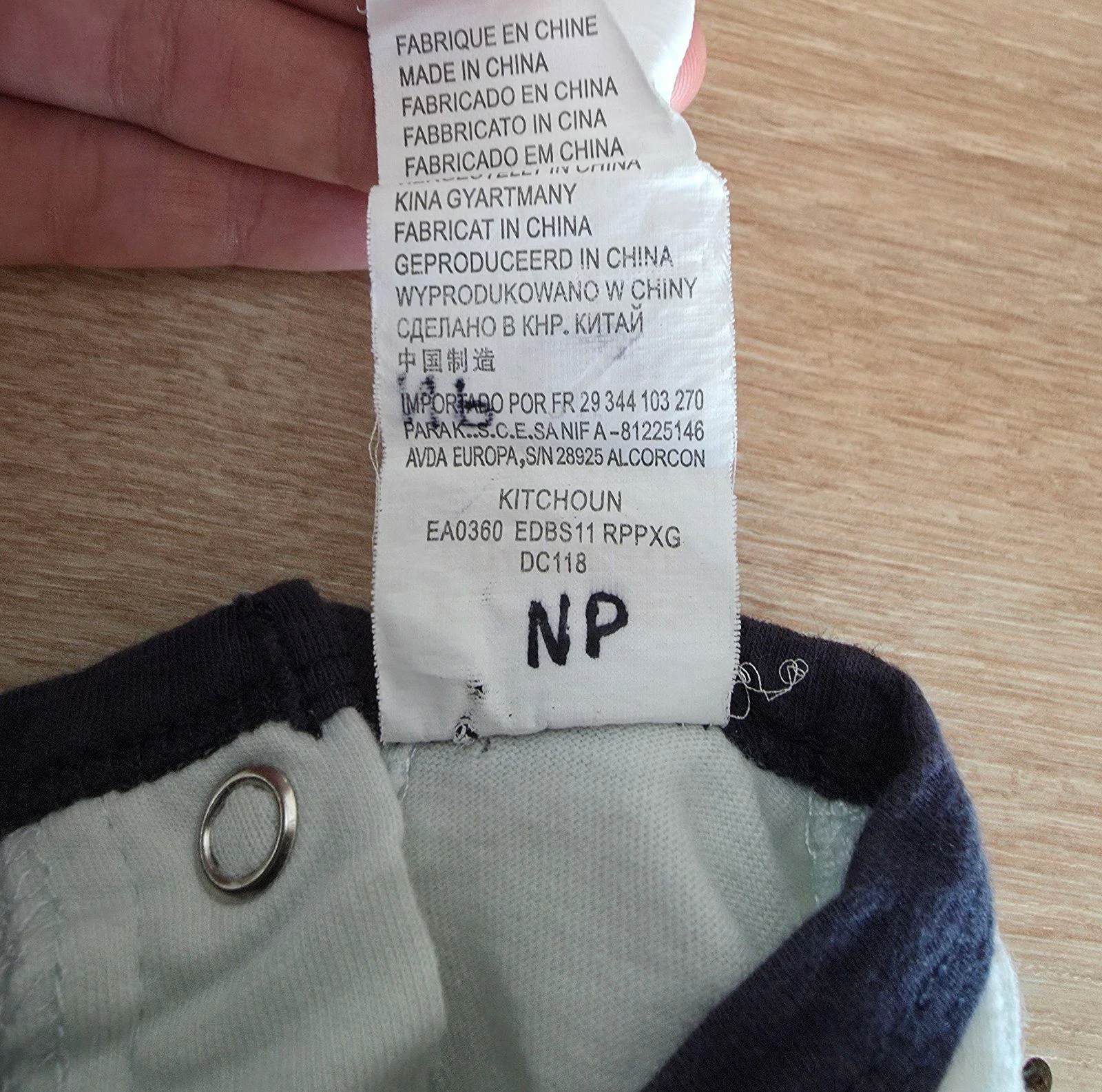 Combishort marino estampado "Sailor" Kitchoun Talla 3 meses – photo 7